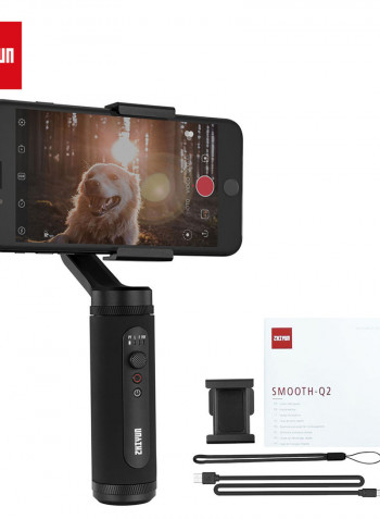 Handheld Smartphone Gimbal Stabilizer Black