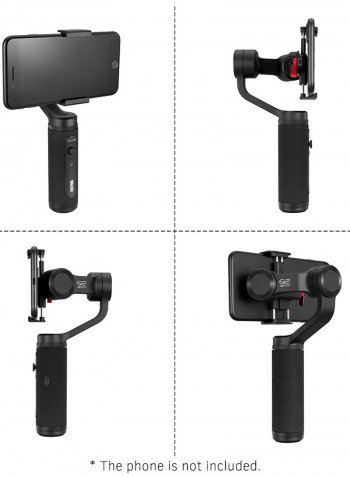 Handheld Smartphone Gimbal Stabilizer Black