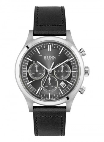 Men's Metronome Water Resistance Leather Analog Watch 1513799