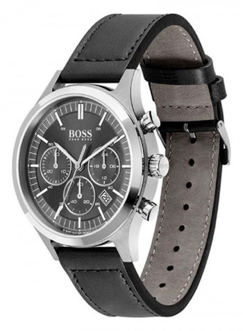Men's Metronome Water Resistance Leather Analog Watch 1513799