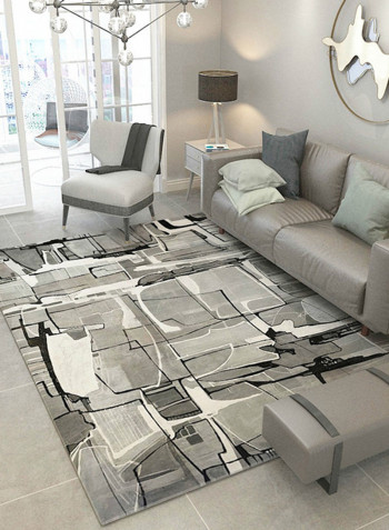 Modern Abstract Pattern Mat Multicolour 140x200centimeter