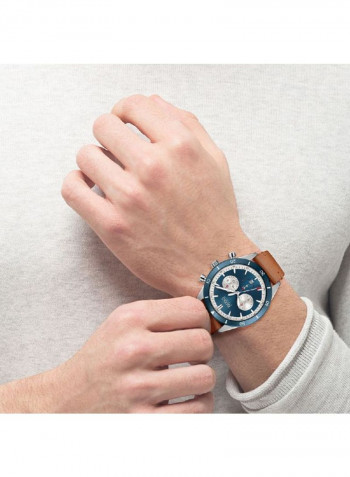 Men's Santiago Water Resistance Leather Analog Watch 1513860