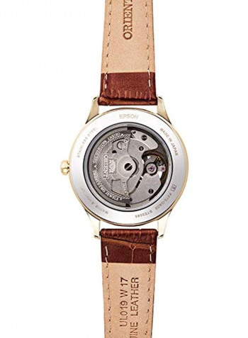 Women's Dial Leather Analog Watch Ow-Raag0024