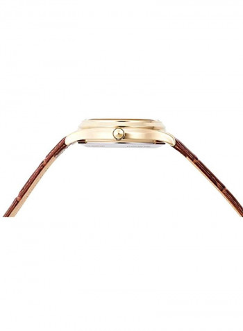 Women's Dial Leather Analog Watch Ow-Raag0024