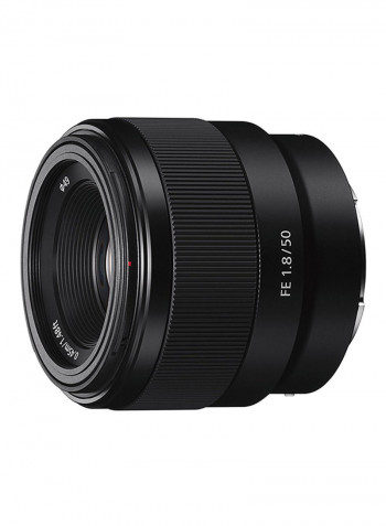 FE 50 mm f/1.8 Mirrorless Camera Lens Black