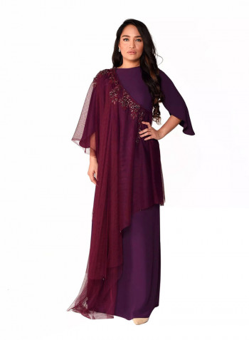 Arabian Day Dress Wine