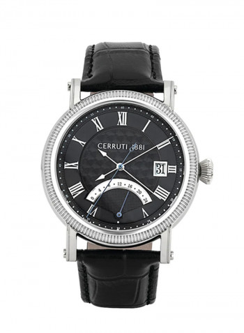 Men's Leather Analog Wrist Watch  C Crwa26707