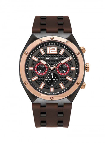 Men's Silicone Analog Wrist Watch P 15995JSBR-61P