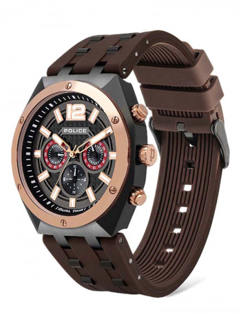 Men's Silicone Analog Wrist Watch P 15995JSBR-61P