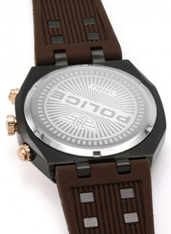Men's Silicone Analog Wrist Watch P 15995JSBR-61P