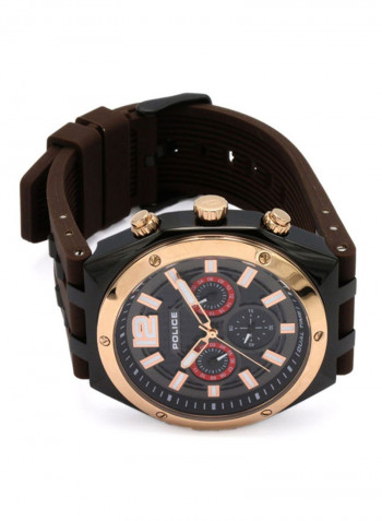 Men's Silicone Analog Wrist Watch P 15995JSBR-61P