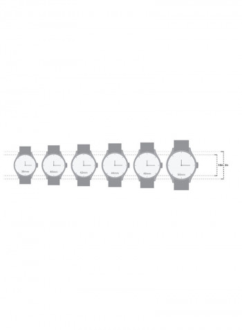 Men's Silicone Analog Wrist Watch P 15995JSBR-61P