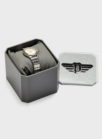 Women's Stainless-Steel Analog Wrist Watch P 16039BSTG-04M