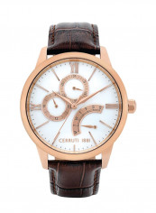 Men's Leather Analog Wrist Watch  C Crwa26505