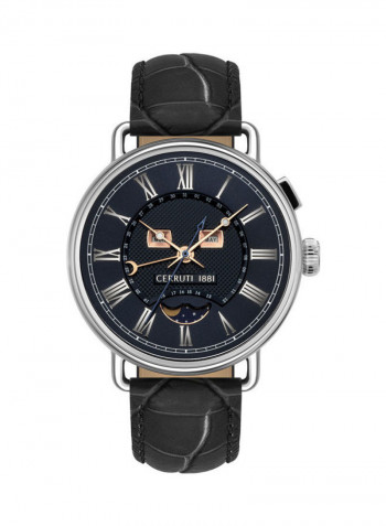 Men's Pallano Water Resistance Leather Analogue Watch C CRWA29202