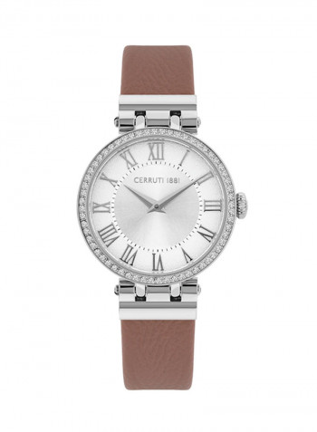 Women's Leather Analog Wrist Watch  C Crwm26508