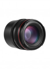 50mm f/1.4 Large Aperture Portrait Manual Focus Camera Lens For Sony Black