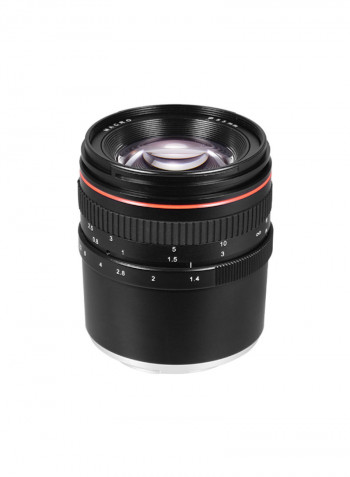 50mm f/1.4 Large Aperture Portrait Manual Focus Camera Lens For Sony Black