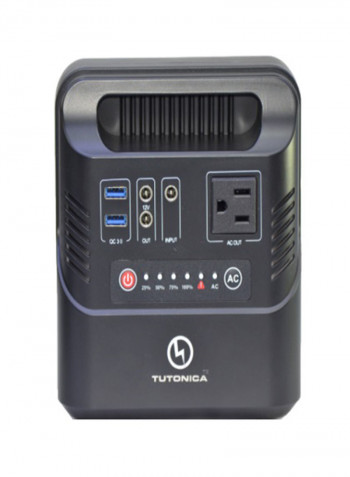 200W/133Wh Portable Generator Black 160x150x75millimeter