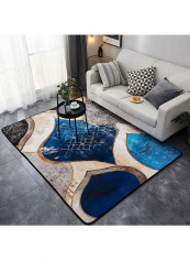 Colorblock Pattern Comfy Rectangle Carpet Multicolour 190x190centimeter