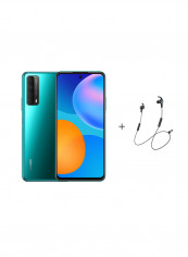 Y7A Dual SIM Crush Green 4GB RAM 128GB 4G LTE With Huawei AM61 Headphones Lite