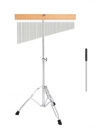 36 Bar Chimes With Tripod Stand Chrome