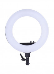Bi-Colour LED Photography Ring Light White/Black