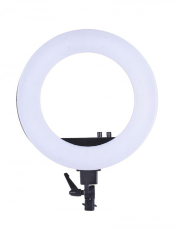 Bi-Colour LED Photography Ring Light White/Black