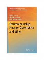 Entrepreneurship, Finance, Governance And Ethics Hardcover