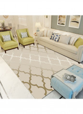 Modern Geometry Print Living Room Rug Multicolour 120x160cm