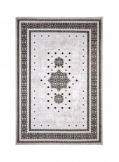 Trend Collection Carpet Modern Contemporary Area Rug White/Black 150x230centimeter