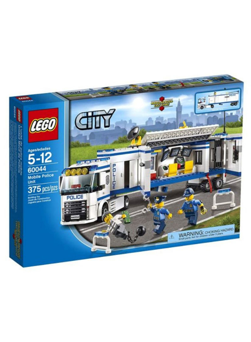 375-Piece City Mobile Police Building Set