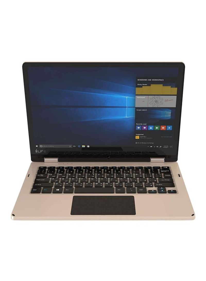 ZedNote Prime Convertible Laptop With 11.6inch Touch Screen Display, Intel Celeron Processor/2GB RAM/32 GB eMMC Gold