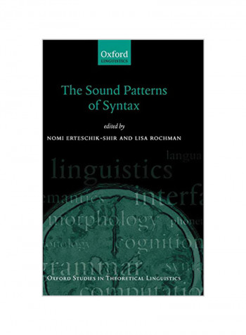 The Sound Patterns Of Syntax Hardcover