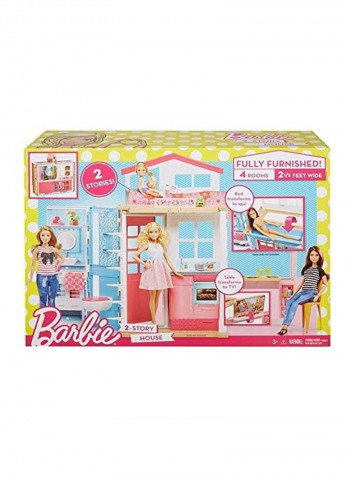 Doll House With Furniture And Accessories
