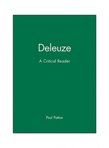 Deleuze a Critical Reader Hardcover