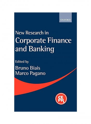New Research In Financial Markets Hardcover