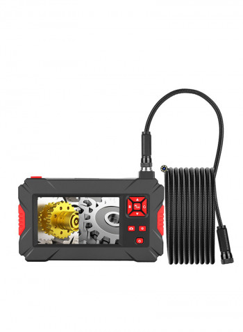 4.3 Inches LCD Screen 1080P High Definition IP68 Handheld Endoscope Industrial Home Endoscopes with 9 LEDs 8mm Camera Diameter 2 Megapixels Magnifier Compatible With Android iOS 19.5 x 18.0 x 10.6cm multicolour
