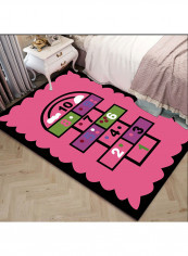 Hopscotch Pattern Washable Carpet Multicolour 160x230centimeter