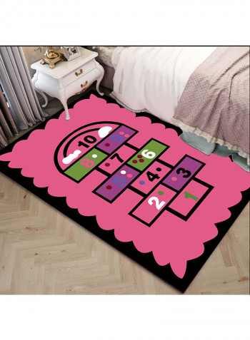 Hopscotch Pattern Washable Carpet Multicolour 160x230centimeter