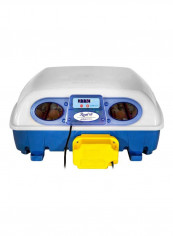 24 Eggs Intelligent Automatic Egg Incubator 100 وات BAIR24 أزرق/أبيض/أصفر