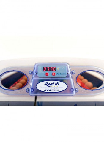 24 Eggs Intelligent Automatic Egg Incubator 100 وات BAIR24 أزرق/أبيض/أصفر