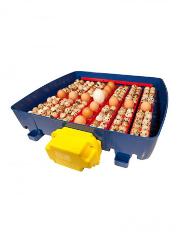 24 Eggs Intelligent Automatic Egg Incubator 100 وات BAIR24 أزرق/أبيض/أصفر