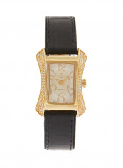 Women's 23 Karat Gold Plated Analog Watch 140-2GWBL