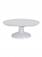 Revolving Cake Decorating Stand White 12x12x5inch