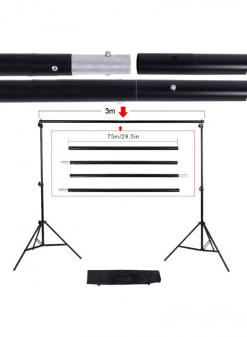 Studio Triple Lighting Kit Green/White/Black