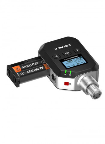 Uhf Cannon Interface Metal Wireless Microphone XLR Transmitter DD2374 Black/Grey