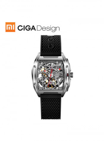 Automatic Mechanical Analog Watch Black