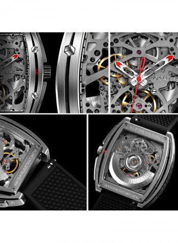 Automatic Mechanical Analog Watch Black