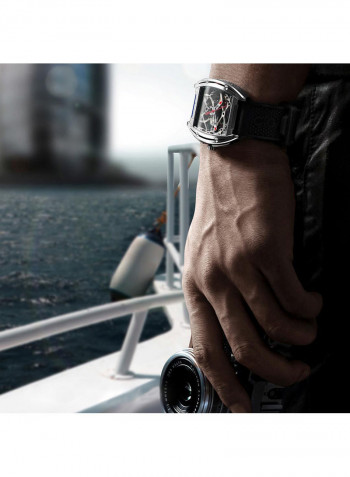 Automatic Mechanical Analog Watch Black